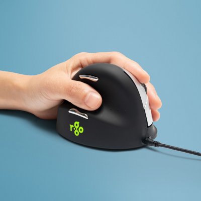 R GO TOOLS Souris Ergonomique Verticale R-go He Filaire Gaucher - L