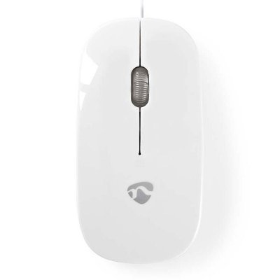 NEDIS Souris filaire  MSWD200WT Blanc 