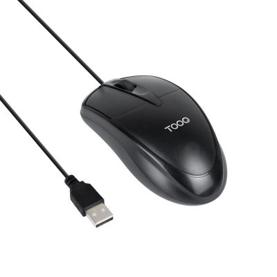 TOOQ Souris filaire  TQM-1001-B (Noir) #4POURCENT