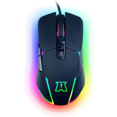 AKUMA Souris Gamer Filaire Otaku M03 7200DPI RGB 7 Boutons avec Capteur Optique  Noir 