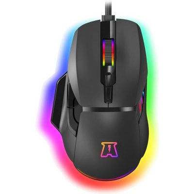 AKUMA Souris Gamer Filaire Otaku M05 12800DPI RGB 6 Boutons avec Capteur Optique  Noir 