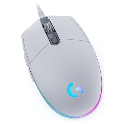 LOGITECH Souris gamer  G203 LIGHTSYNC GAMING MOUSE blanche