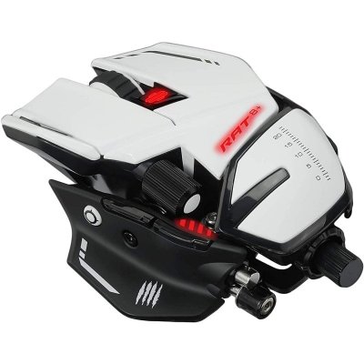 MAD CATZ Souris gamer  RAT 8+ BLANCHE