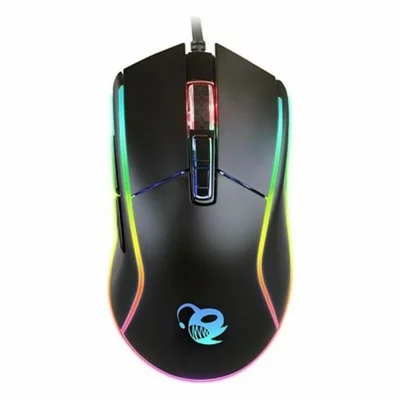 COOLBOX Souris Gaming avec LED  DG-MOU019-RGB RGB 6400 dpi 30 ips Noir
