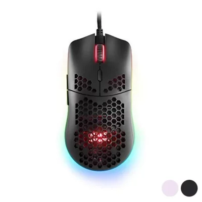 MARS GAMING Souris Gaming avec LED  MMAXP Ultral&eacute;ger 12400 DPI Rose 