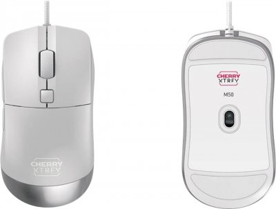 CHERRY Souris gaming filaire  XTRFY M50 Blanc 