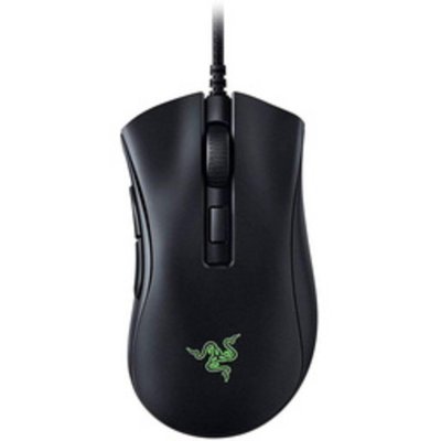RAZER Souris Gaming filaire  Deathadder V2 Mini Noir + Grip Noir 