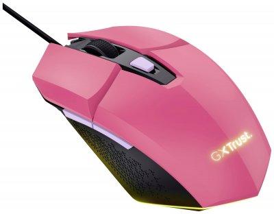 TRUST Souris gaming filaire  Felox Rose et noir