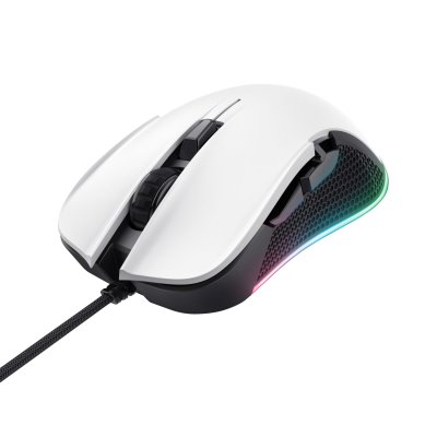 TRUST Souris Gaming filaire  GXT 922W YBAR Blanc 