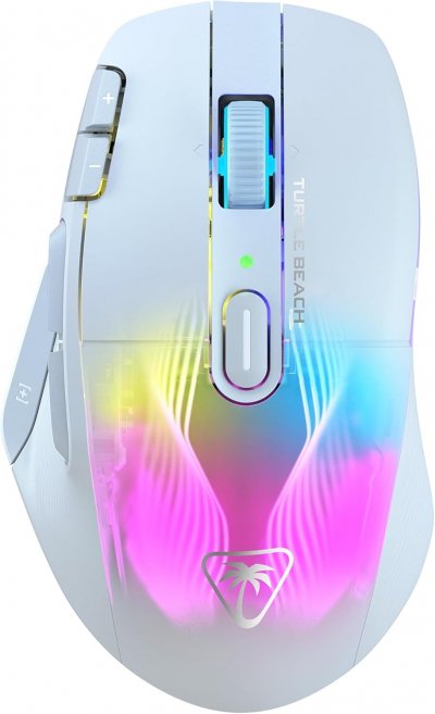 TURTLE BEACH Souris Gaming RGB Ergonomique  Kone XP Air Blanc