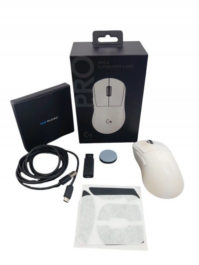 LOGITECH Souris Gaming sans fil  G PRO X SUPERLIGHT 2 DEX - Blanche