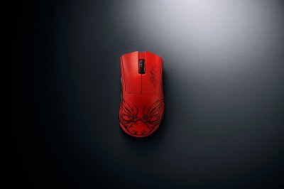 RAZER Souris Gaming sans fil  DeathAdder V3 Pro Faker Edition Rouge