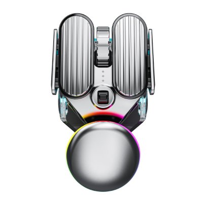 YONIS Souris Gaming Sans Fil Rechargeable Rgb Bluetooth Double Mode Haute Pr&eacute;cision 