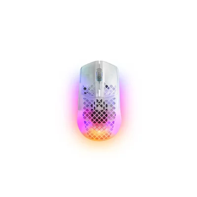 STEELSERIES Souris gaming sans fil  Aerox 3 Ghost Blanc 