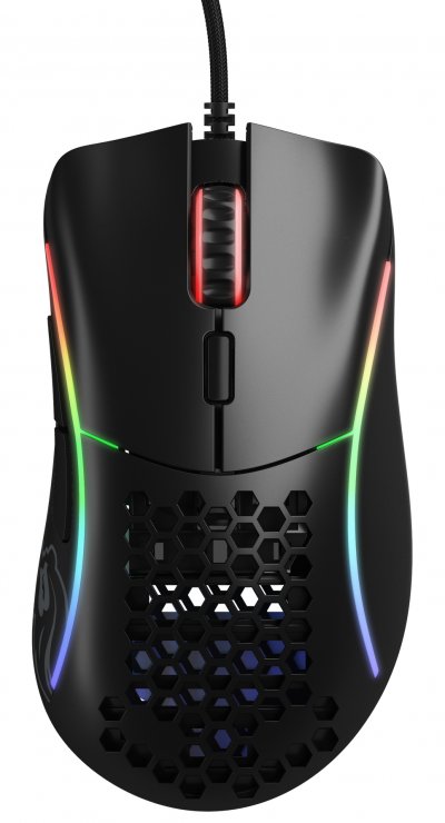 GLORIOUS Souris  PC Gaming Race Model D GLO-MS-DM-MB Avec Fil USB 12000DPI 6 Boutons RGB Noir 