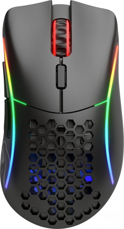 GLORIOUS PC GAMING RACE Souris  Model D GLO-MS-DMW-MB Sans Fil Jeux 6 Boutons Noir 