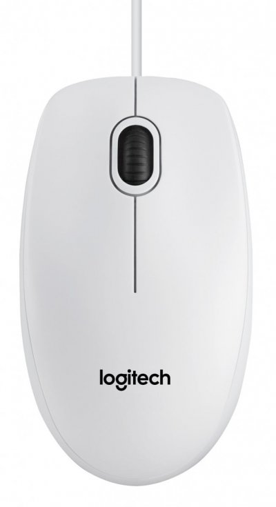 LOGITECH Souris  B100 OEM Blanc
