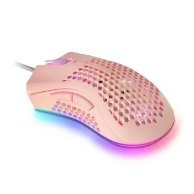 MARS GAMING Souris  MMEXP Avec Fil 32000DPI 7 Buttons Switches Optiques Rose 