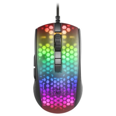 MARS GAMING Souris  MMR Filaire Jeu 6 Boutons Ultra-L&eacute;ger Noir