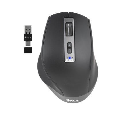 NGS Souris  BLUR-RB Sans fil Noir