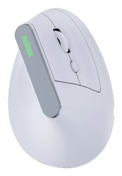 NILOX Souris  Wir Vertical Rec. Silen 1600dpi Blanc 1600 Dpi