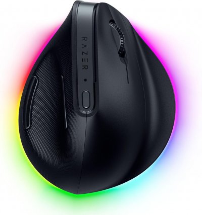 RAZER Souris optique de jeu verticale  Pro Click V2, sans fil, Bluetooth, 30 000 DPI, noire