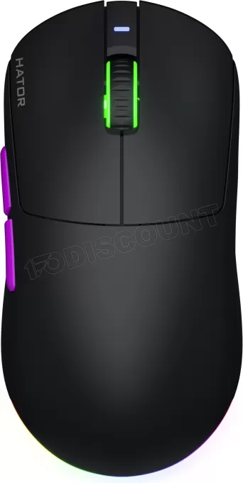 HATOR Souris PC  Quasar 3 Ultra 8k + 8k - Sans Fil - Noir 