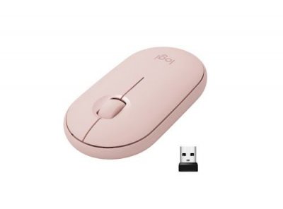 LOGITECH Souris PC  M350 PEBBLE Rose
