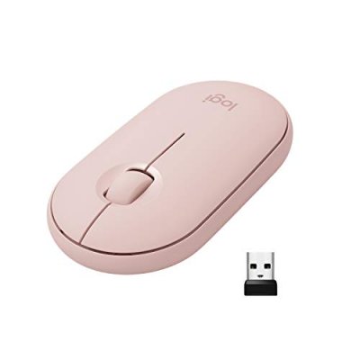 LOGITECH Souris PC  M350 PEBBLE Rose