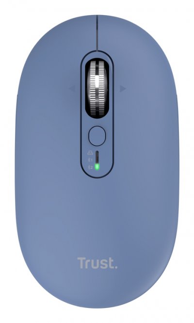 TRUST Souris PC  SERON - hyperscroll/multi-connexion/Sans Fil/Bleu