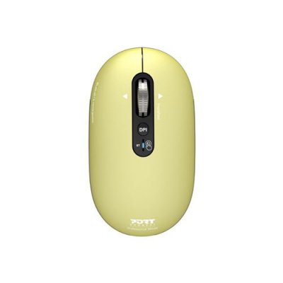 PORT DESIGNS Souris  sans fil rechargeable Bluetooth Connect Pure Lemon
