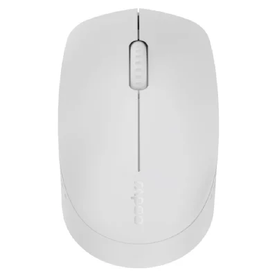 RAPOO Souris  M100 18185 Sans Fil Bluetooth USB 3 Boutons Gris Clair 