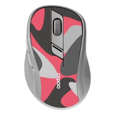 RAPOO Souris  M500 18111 Sans Fil Bluetooth USB 6 Boutons Camouflage Rouge 
