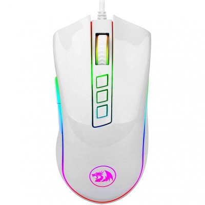 REDRAGON Souris  M711W Cobra 9011965 Filaire USB PC Jeux Blanc