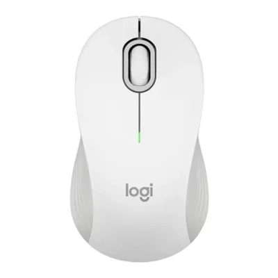 YONIS Souris Rose Sans Fil Double Mode Silencieuse Bluetooth Pr&eacute;cise Et Compacte Blanc 