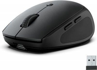 JLAB Souris sans Fil Bluetooth  GO Charge Silencieuse Rechargeable et Ergonomique 