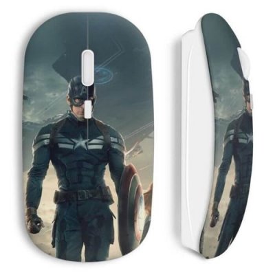 MANIACASE Souris Sans Fil Captain America wallpaper ()