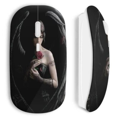 MANIACASE Souris Sans Fil Dark Sexy Girl 