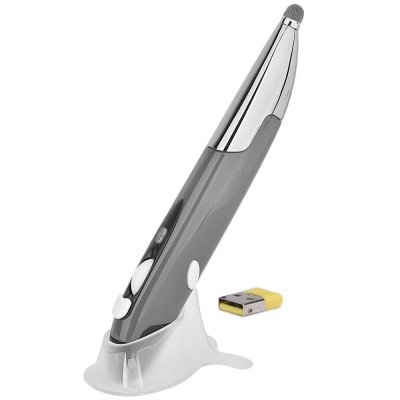 YONIS Souris Sans Fil Ergonomique Commande Vocale Mini Pour PC Et TV Gris
