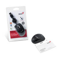 GENIUS Souris sans-fil  micro traveler usb noir 31010100101