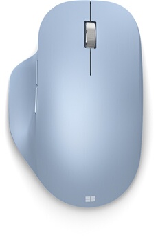 MICROSOFT Souris sans fil  Bluetooth ergonomique Bleu Pastel