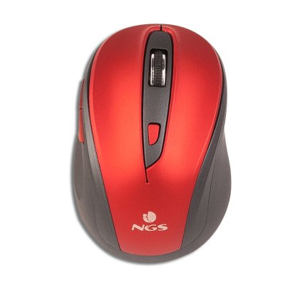 NGS Souris sans-fil  EVOMUTERED Plug and play Rouge 