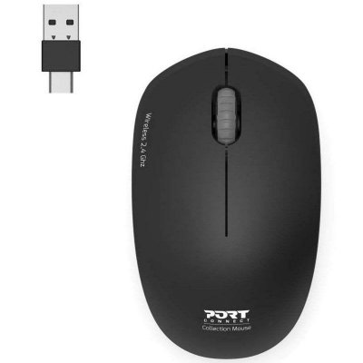 PORT DESIGNS Souris Sans Fil Noire  900540