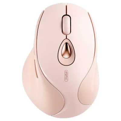 YONIS Souris Sans Fil Rose Silencieuse Rechargeable Pour Bureau Maison Et Gaming 