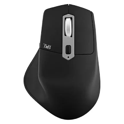 TNB Souris sans fil semi-ergonomique Dual Connect T'n'b iClick Noir 
