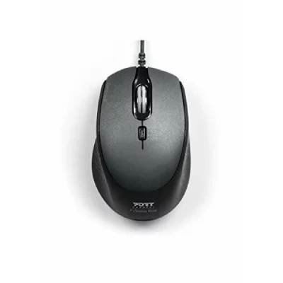 PORT DESIGNS Souris silencieuse sans fil Wifi  Noir 