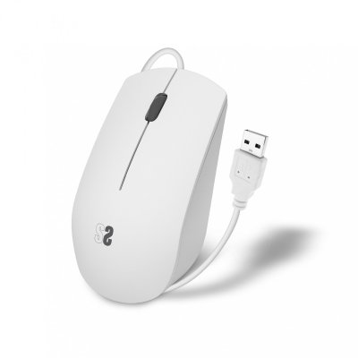 SUBBLIM Souris silencieuse  Business- Jusqu'&agrave; 1200 DPI - Blanc