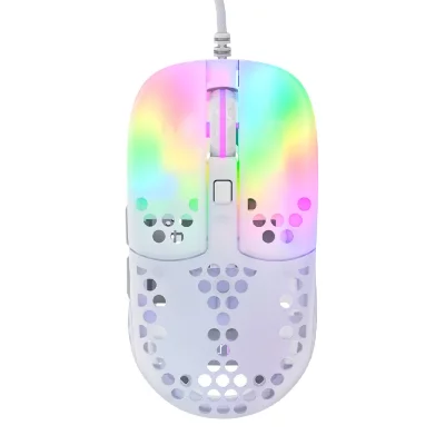 XTRFY Souris Ultral&eacute;g&egrave;re  Mz1 - White Rail, Blanc 