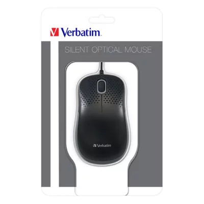 VERBATIM Souris  Silent USB optique noir 