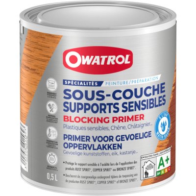 OWATROL Sous-couche supports sensibles  BLOCKING PRIMER 0.5 litre